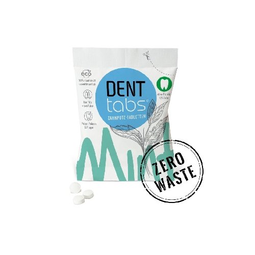 DENTTABS přírodní zubní pasta v tabletách bez fluoridu 10 000 ks Zero waste balení