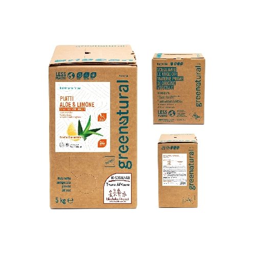 Greenatural Prostředek na mytí nádobí aloe vera a citron 5 kg