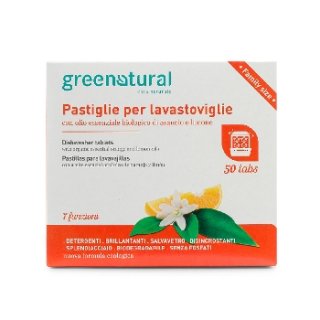 Greenatural Tablety do myčky na nádobí pomeranč a citron 50 ks